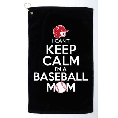 I Can't Keep Calm I'm A Baseball Mom Golf Towel