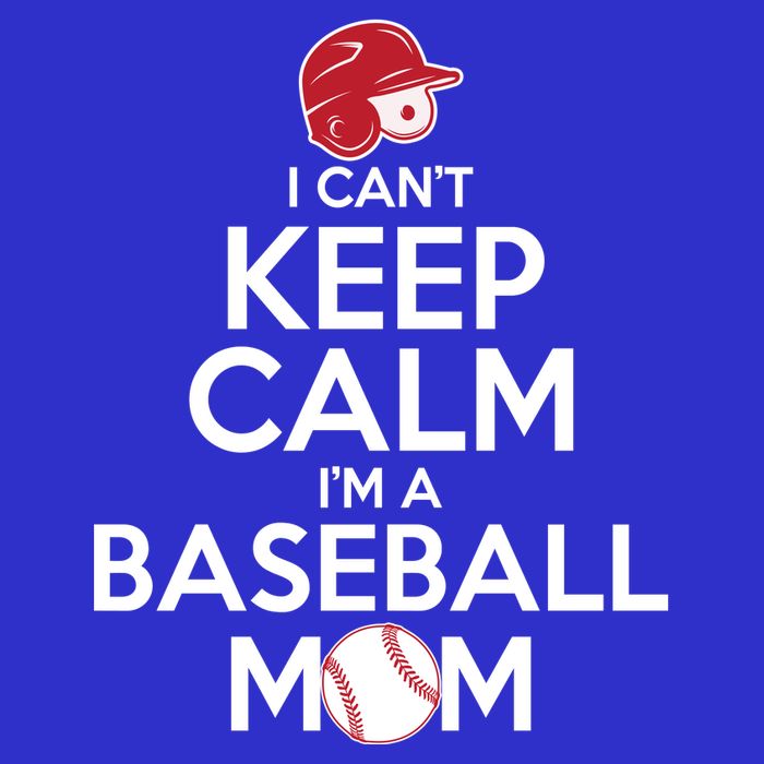 I Can't Keep Calm I'm A Baseball Mom Kids T-Shirt