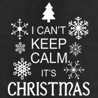I Can't Keep Calm It's Christmas Cool Comfort Performance Bucket Hat