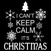 I Can't Keep Calm It's Christmas Performance Shirt