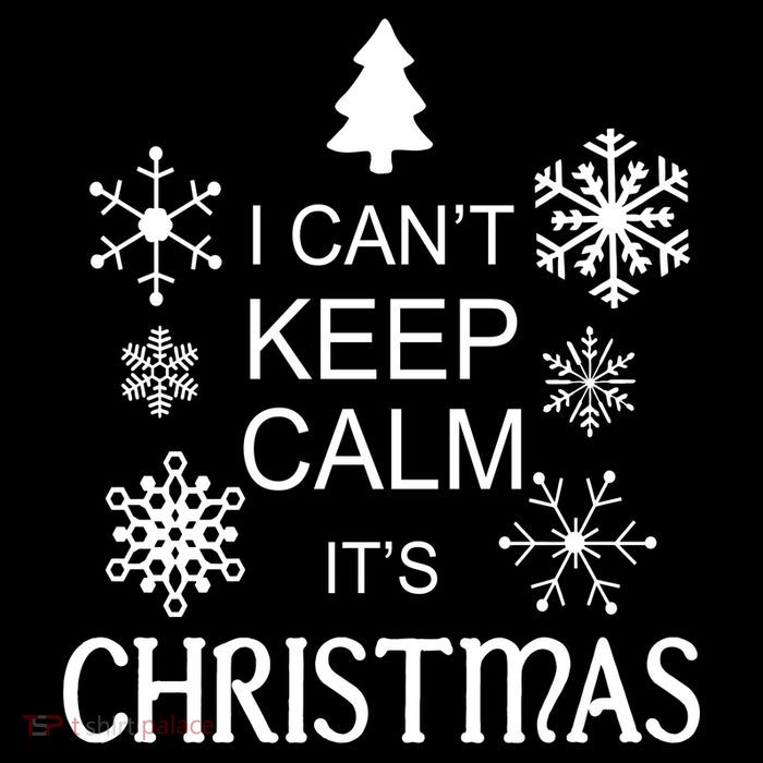 I Can't Keep Calm It's Christmas Button