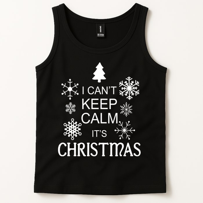 I Can't Keep Calm It's Christmas Tank Top