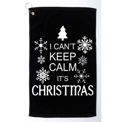 I Can't Keep Calm It's Christmas Golf Towel