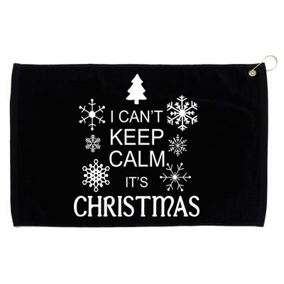 I Can't Keep Calm It's Christmas Grommeted Golf Towel