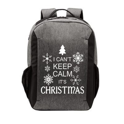 I Can't Keep Calm It's Christmas Vector Backpack