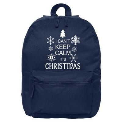 I Can't Keep Calm It's Christmas 16 in Basic Backpack