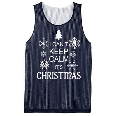 I Can't Keep Calm It's Christmas Mesh Reversible Basketball Jersey Tank