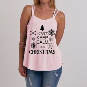 I Can't Keep Calm It's Christmas Women's Strappy Tank