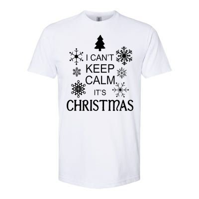 I Can't Keep Calm It's Christmas Softstyle CVC T-Shirt