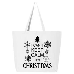 I Can't Keep Calm It's Christmas 25L Jumbo Tote