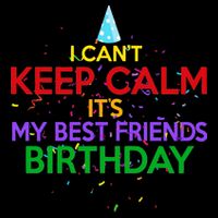 I Can't Keep Calm It's My Best Friends Birthday Flexfit Unipanel Trucker Cap