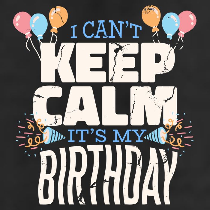 I Can't Keep Calm It's My Birthday Cool Comfort Performance Bucket Hat