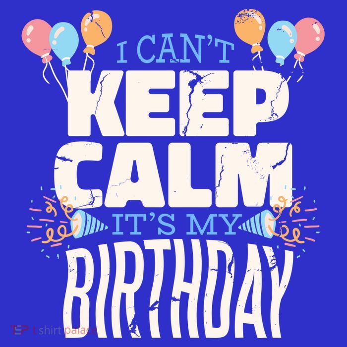 I Can't Keep Calm It's My Birthday Zip Tote Bag