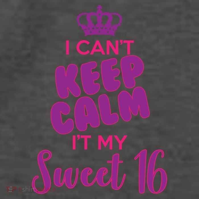 I Can't Keep Calm It's MY Sweet  16 Vector Backpack