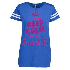 I Can't Keep Calm It's MY Sweet  16 Enza Ladies Jersey Football T-Shirt