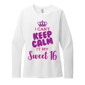 I Can't Keep Calm It's MY Sweet  16 Womens CVC Long Sleeve Shirt