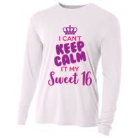 I Can't Keep Calm It's MY Sweet  16 Cooling Performance Long Sleeve Crew