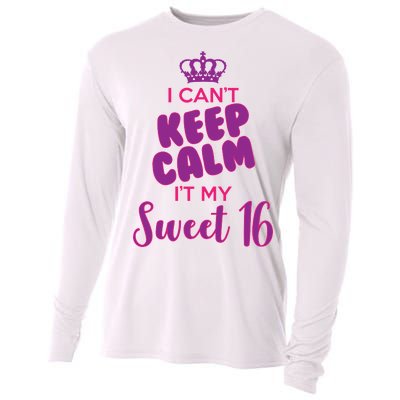 I Can't Keep Calm It's MY Sweet  16 Cooling Performance Long Sleeve Crew