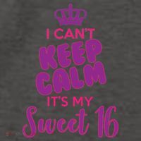 I Can't Keep Calm It's My Sweet 16 Vector Backpack