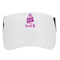 I Can't Keep Calm It's My Sweet 16 Adult Drive Performance Visor
