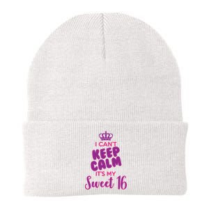 I Can't Keep Calm It's My Sweet 16 Knit Cap Winter Beanie