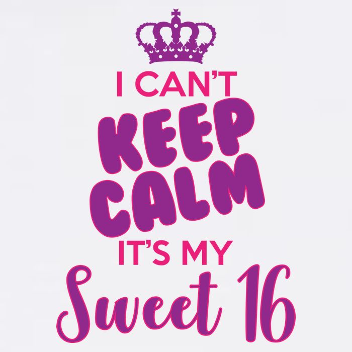 I Can't Keep Calm It's My Sweet 16 Flatbill Hat