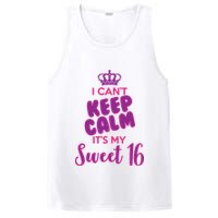 I Can't Keep Calm It's My Sweet 16 PosiCharge Competitor Tank