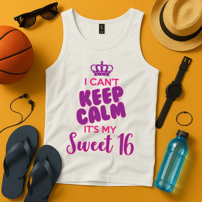 I Can't Keep Calm It's My Sweet 16 Tank Top