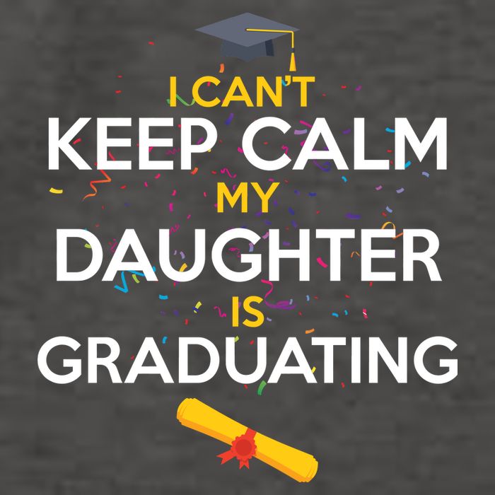 I Can't Keep Calm My Daughter is Graduating Vector Backpack