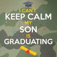 I Can't Keep Calm My Son is Graduating Legacy Tie Dye Trucker Hat