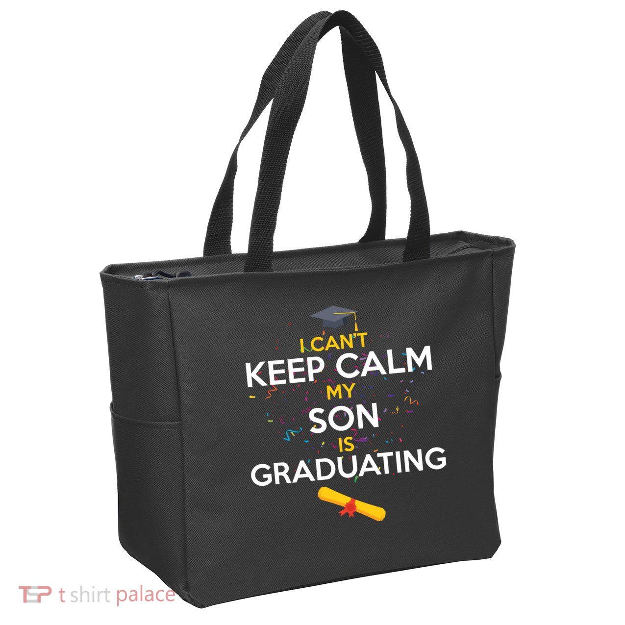 I Can't Keep Calm My Son is Graduating Zip Tote Bag