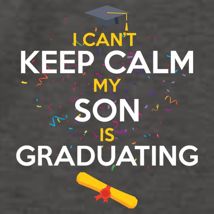 I Can't Keep Calm My Son is Graduating Vector Backpack