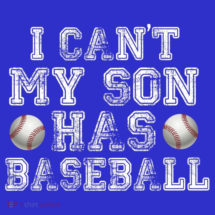 I Can't My Son Has Baseball Premium T-Shirt