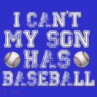 I Can't My Son Has Baseball Stripe Pom Pom Beanie