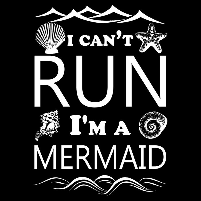 I Can't Run I'm A Mermaid Sustainable Bucket Hat