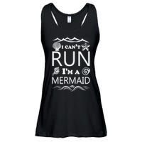 I Can't Run I'm A Mermaid Ladies Essential Flowy Tank