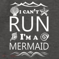I Can't Run I'm A Mermaid Vector Backpack