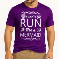 I Can't Run I'm A Mermaid Cooling Performance Crew T-Shirt