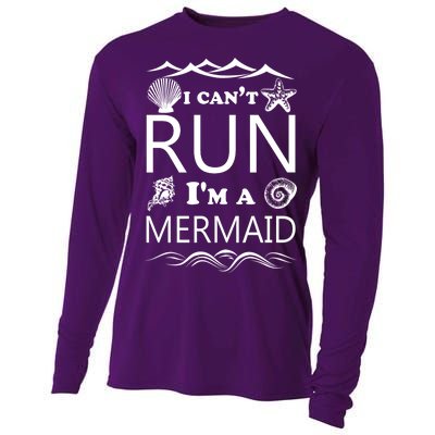 I Can't Run I'm A Mermaid Cooling Performance Long Sleeve Crew