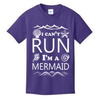I Can't Run I'm A Mermaid Kids T-Shirt