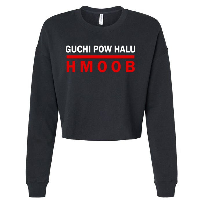 I Can't Speak Hmong Cropped Pullover Crew