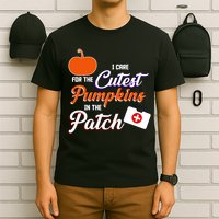 I Care For the Cutest Pumpkins In The Patch Halloween Nurse T-Shirt