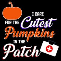 I Care For the Cutest Pumpkins In The Patch Halloween Nurse Impact Tech Backpack
