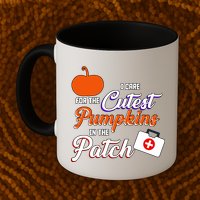 I Care For the Cutest Pumpkins In The Patch Halloween Nurse Mug