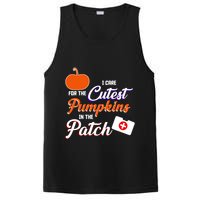 I Care For the Cutest Pumpkins In The Patch Halloween Nurse PosiCharge Competitor Tank