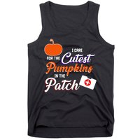 I Care For the Cutest Pumpkins In The Patch Halloween Nurse Tank Top