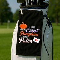 I Care For the Cutest Pumpkins In The Patch Halloween Nurse Golf Towel