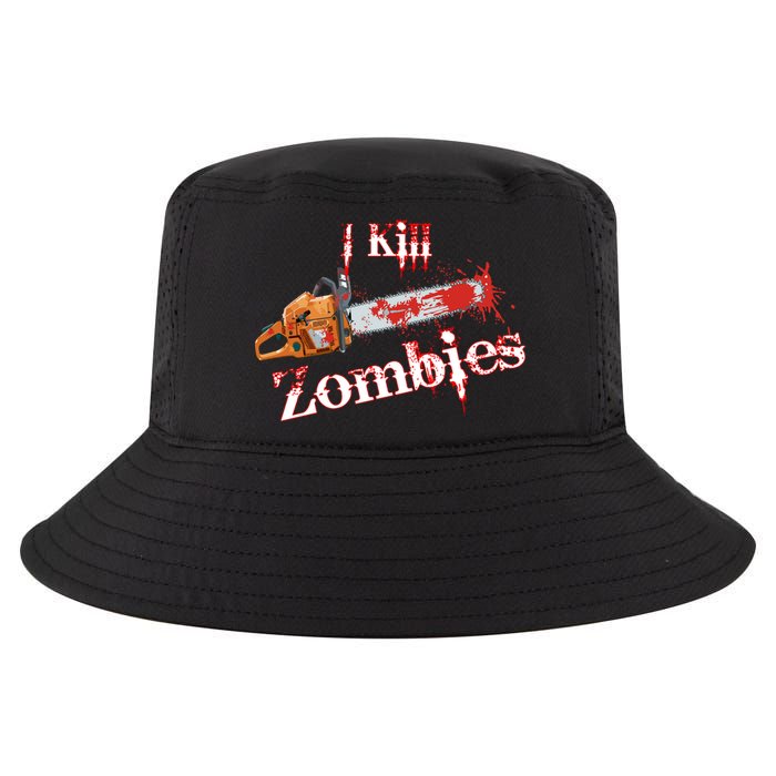 I Chainsaw Zombies Cool Comfort Performance Bucket Hat