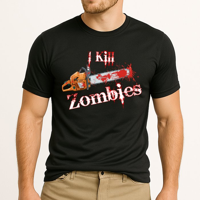 I Chainsaw Zombies Performance Shirt