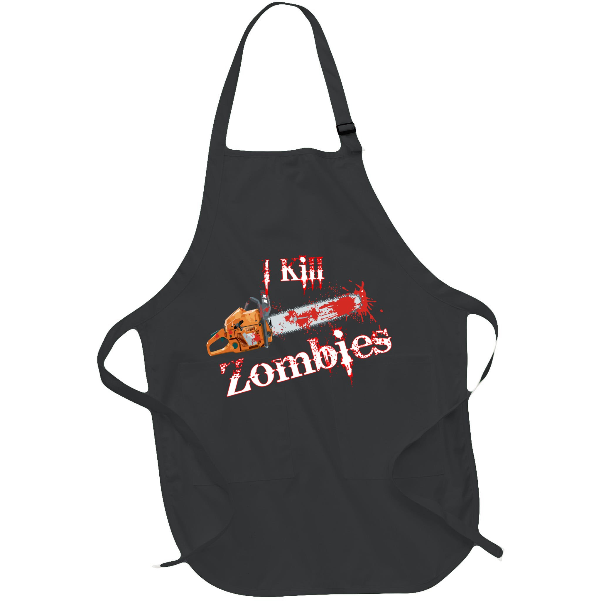 I Chainsaw Zombies Apron